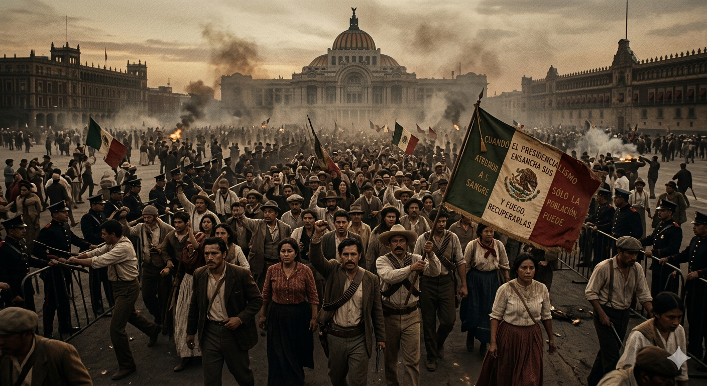 ia google/ méxico, protestas, palacio nacional
