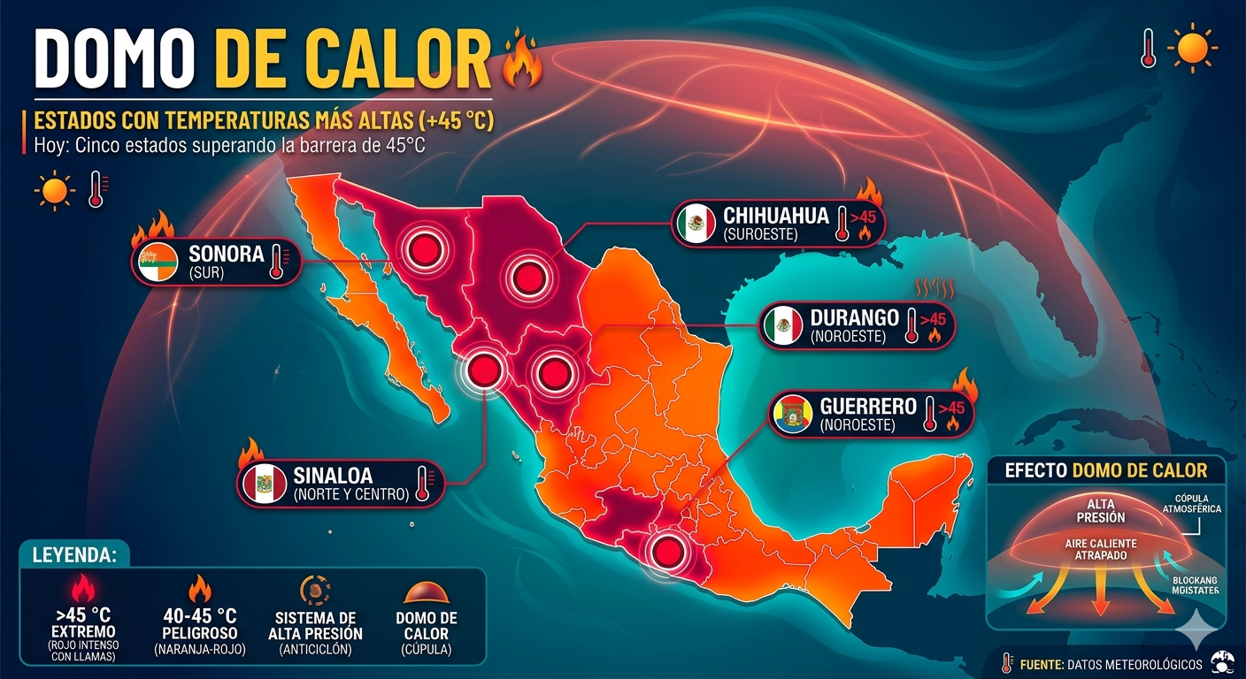 DOMO DE CALOR, MÉXICO/ gemini