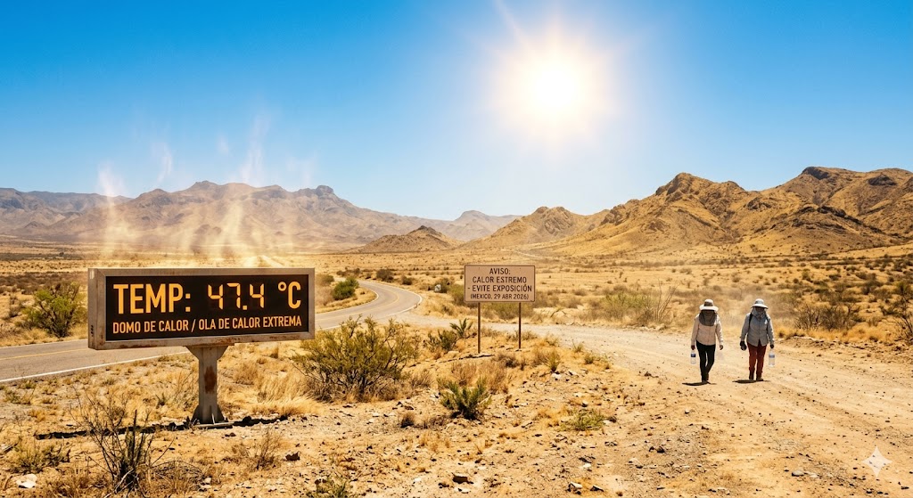 sol, desierto, domo de calor, GEMINI