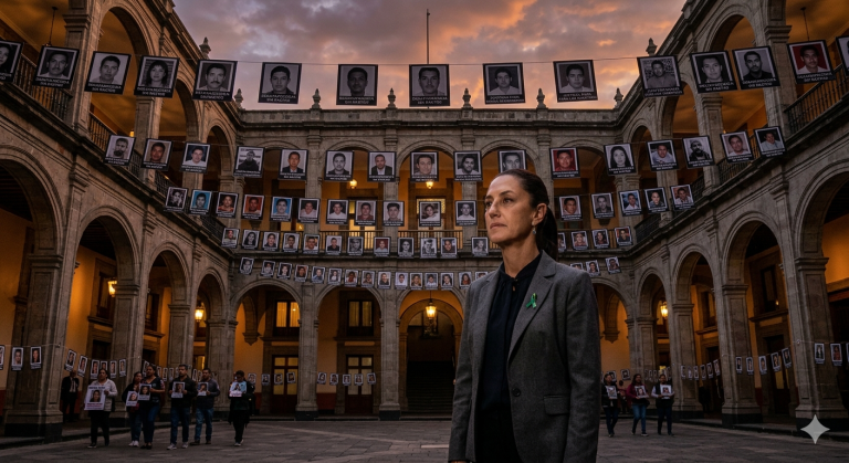 IA GEMINI/ CLAUDIA SHEINBAUM, PALACIO NACIONAL, DESAPARECIDOS