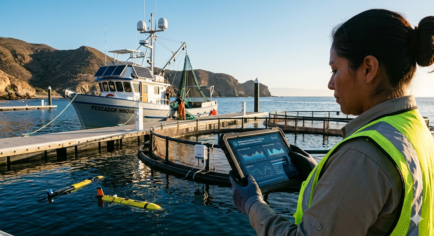ia gemini/ PESCA, PESCADORES, TECNOLOGÍA