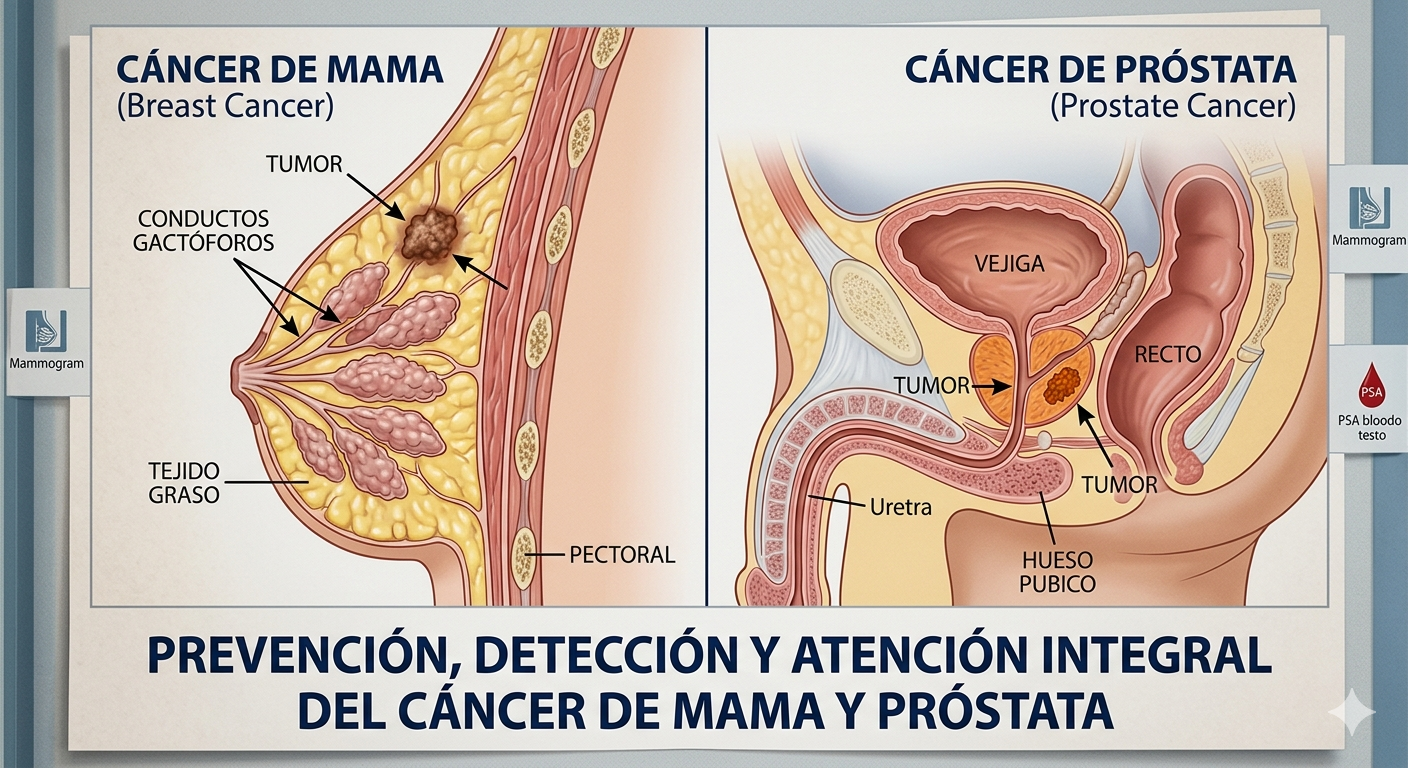 cáncer de mama y próstata/ GEMINI