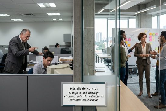Más allá del control: El impacto del liderazgo efectivo frente a las estructuras corporativas obsoletas