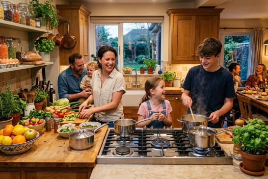 El santuario de la prosperidad: La cocina como motor económico y fuente de salud en el hogar