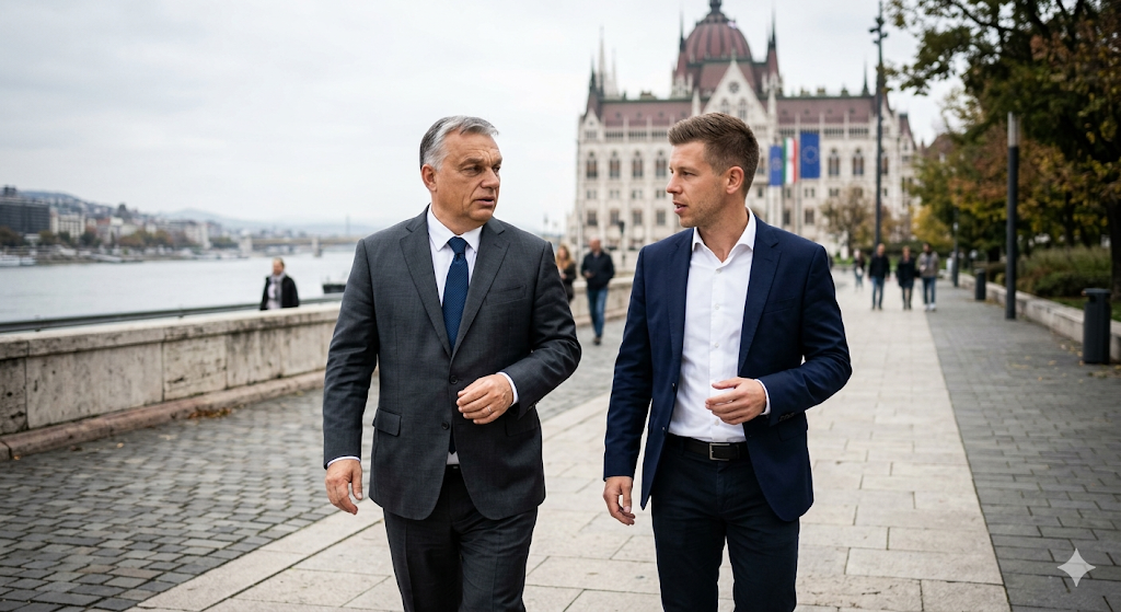 hungría, Viktor Orbán y Péter Magyar/ gemini