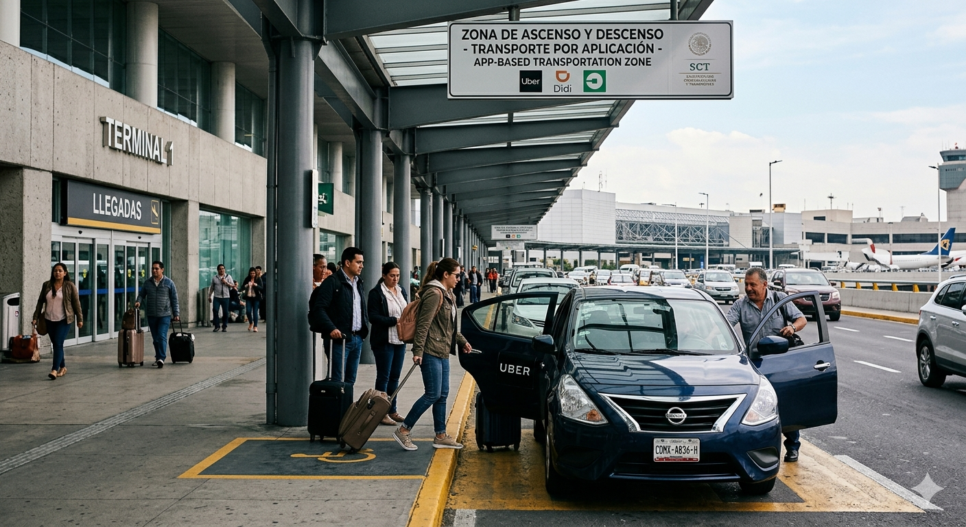 AEROPUERTOS/ taxis plataformas/ GEMINI