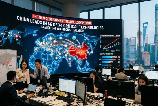 La Nueva Geografía del Poder Tecnológico: China encabeza 66 de 74 tecnologías críticas y reescribe el equilibrio global