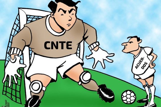 La CNTE cobra factura a Morena