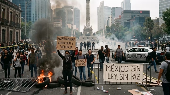 ingobernabilidad, méxico, morena, 4T, corrupción, narcoestado/ GEMINI