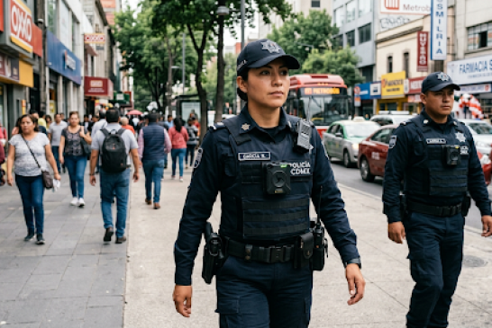 Grabación obligatoria en cada operativo: Impulsan ley para que todos los policías usen cámaras corporales en México