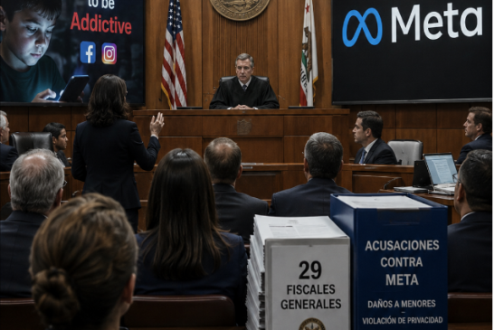 Inicia juicio histórico contra Meta: El juicio de Oakland por el diseño adictivo de sus plataformas