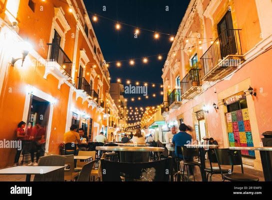 Calle 59 en Campeche Capital