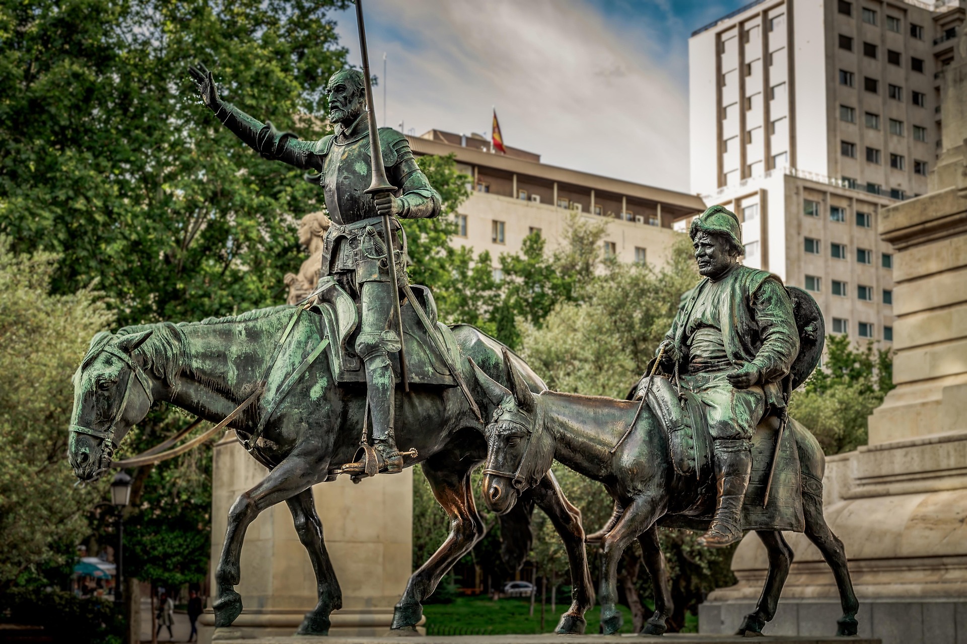 QUIJOTE Y SANCHO PANZA/ ddzphoto en Pixabay