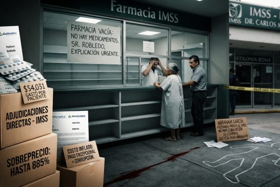 La maquinaria del desabasto en el IMSS: Medicinas a precio de oro, farmacias vacías y un rastro de sangre