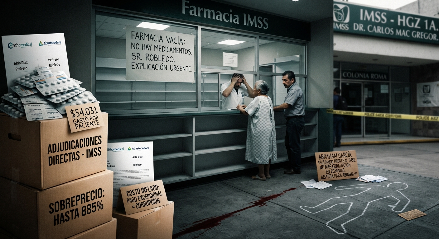 IMSS, DESABASTO, MEDICINAS/gemini