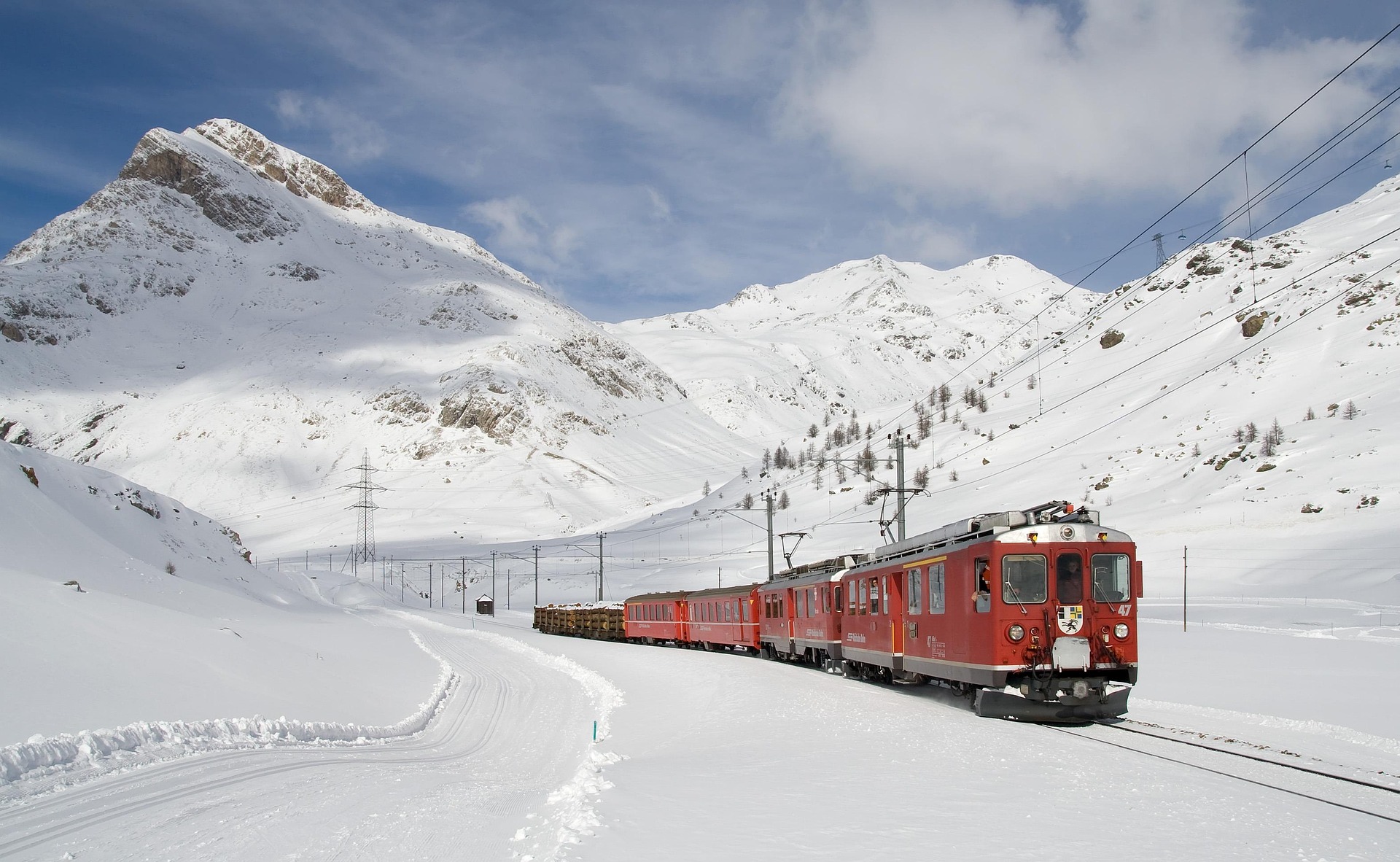 suiza, nieve, tren/ WikiImages 
